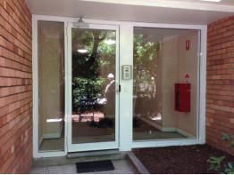 Aluminium Entry for Unit Block